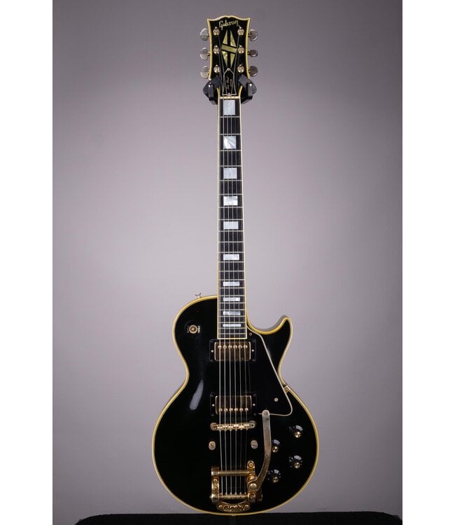 Vintage Gibson Les Paul Custom 1967 - 1969 - Black - With Case