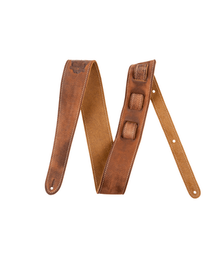 Fender Fender Road Worn Leather Guitar Strap - Brown