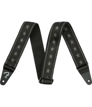 Fender Fender Nylon Stars and Stripes Strap Black/Grey 2"