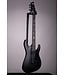 Used Schecter Damien Electric Guitar - Flat Satin Black - With Soft Shell Case