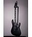 Used Schecter Damien Electric Guitar - Flat Satin Black - With Soft Shell Case