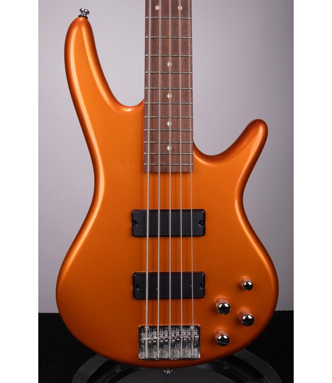Used Ibanez GSR205-ROM Gio Soundgear with Active EQ - Roadster Orange Metallic