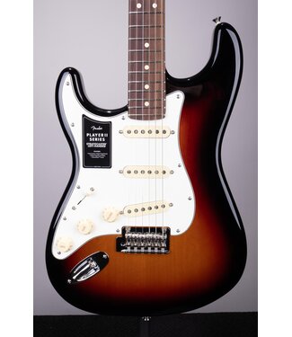 Fender Player II Stratocaster Left-Handed Electric Guitar - 3-Tone Sunburst with Rosewood Fingerboard