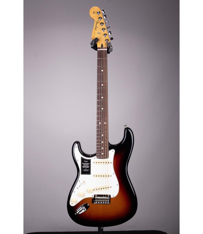 Player II Stratocaster Left-Handed Electric Guitar - 3-Tone Sunburst with Rosewood Fingerboard