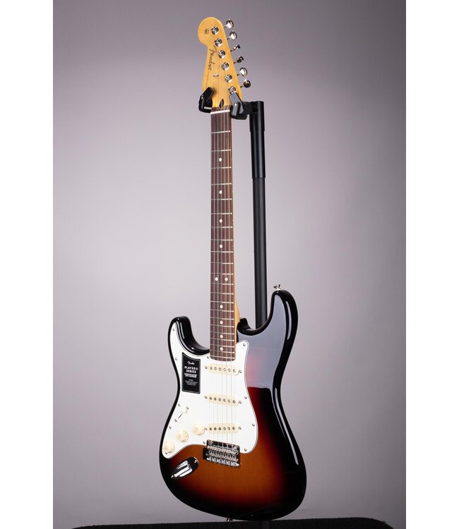 Player II Stratocaster Left-Handed Electric Guitar - 3-Tone Sunburst with Rosewood Fingerboard