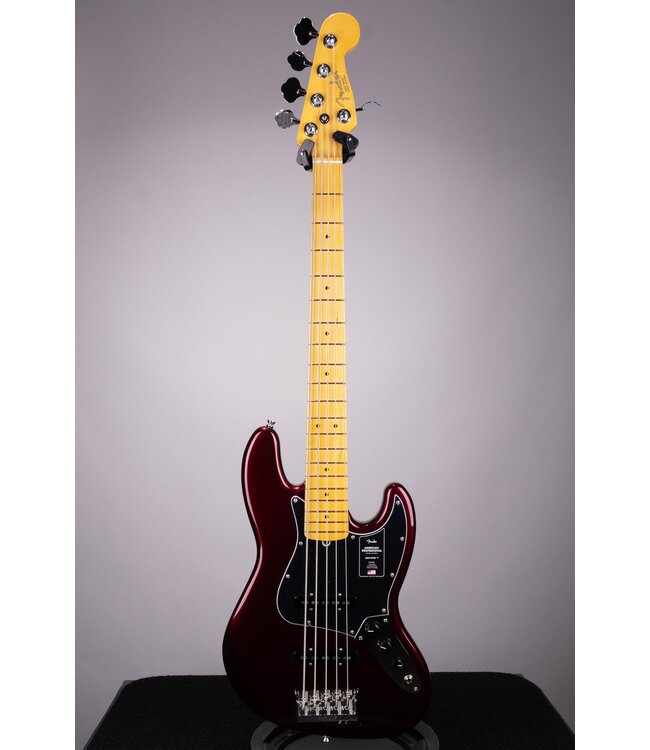 Fender American Professional Jazz Bass V Oxblood Maple Fingerboard