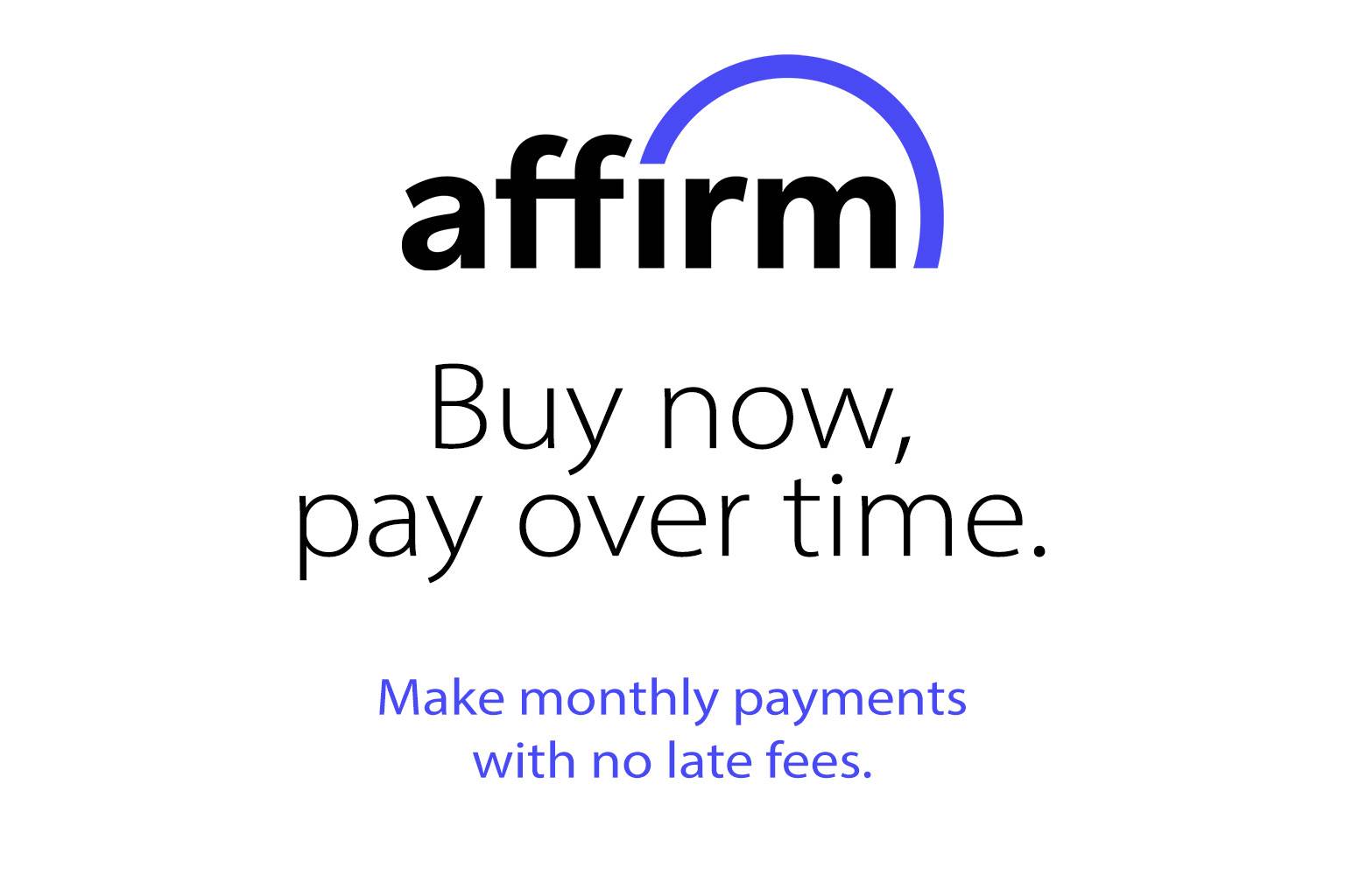 Buy now, pay later with Affirm