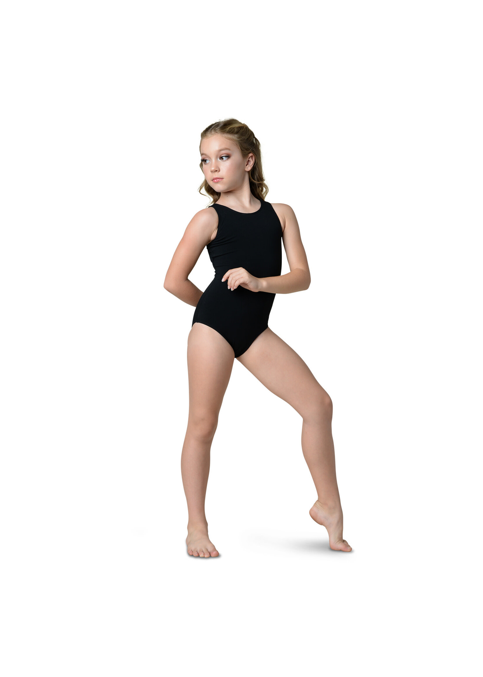 DANZNMOTION DANZNMOTION Child 10 Strap Lactice Back Leo Child, 2404C