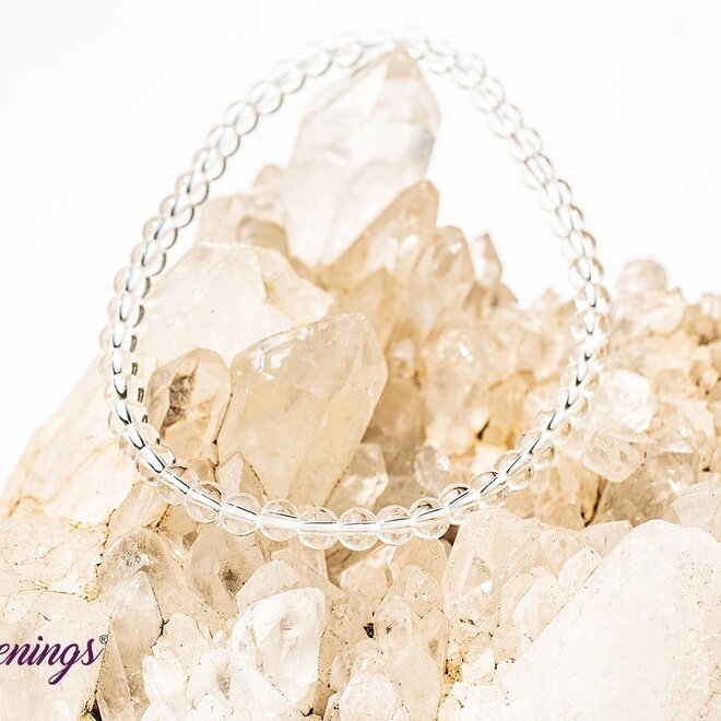 Clear Quartz Bracelet 4MM