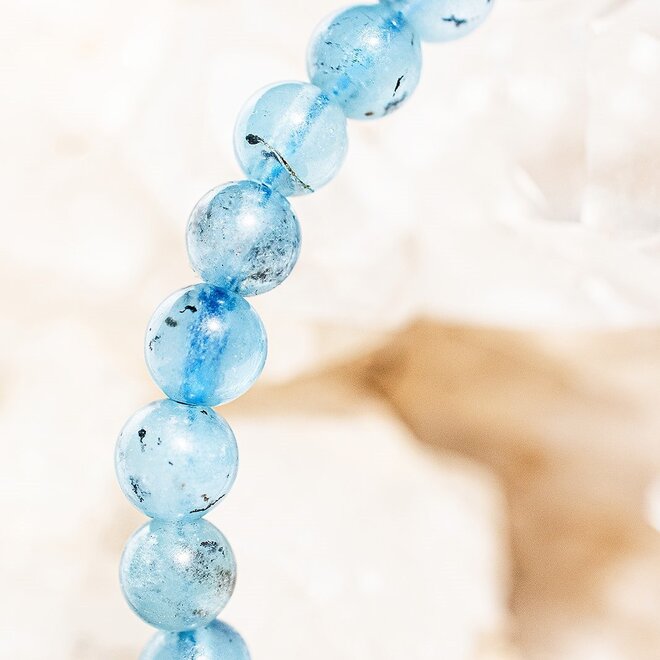 Bracelet Aquamarine 4mm