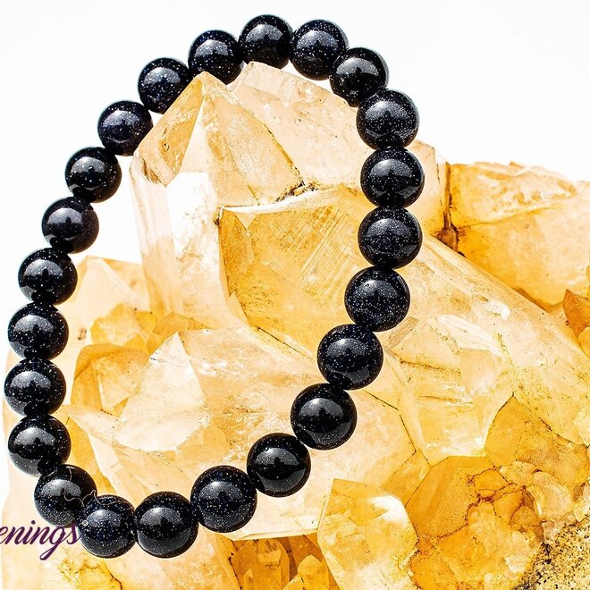 Blue Goldstone Bracelet 8MM