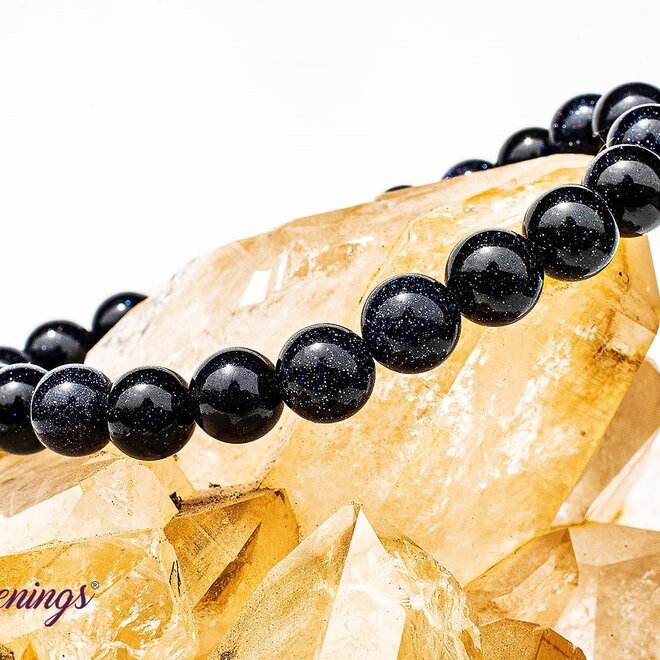 Blue Goldstone Bracelet 8MM