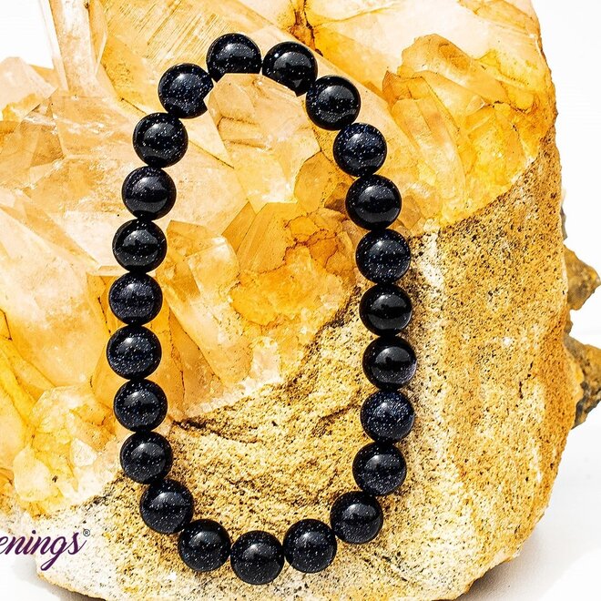 Blue Goldstone Bracelet 8MM