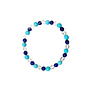 Bracelet Lapis, Turquoise, Clear Quartz 6mm