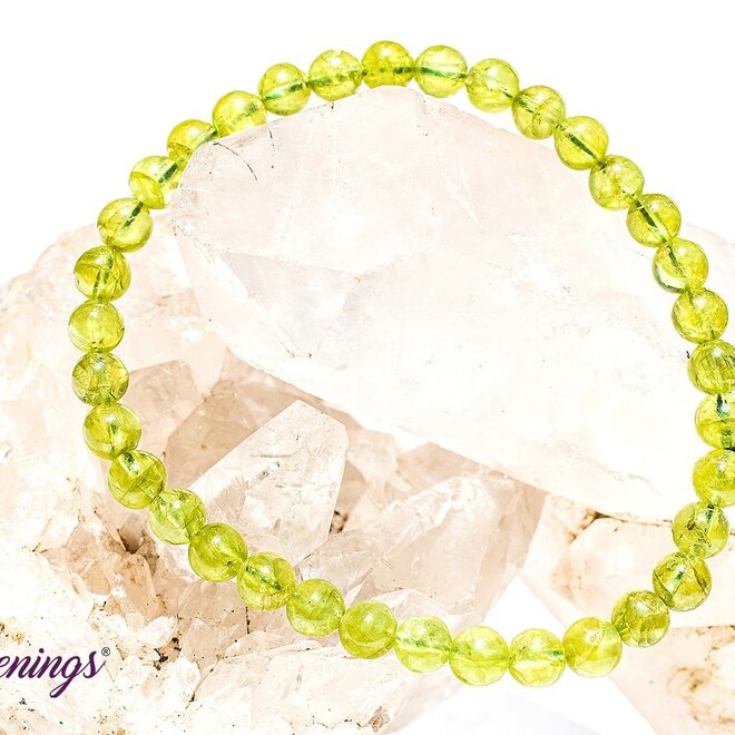 Bracelet, Peridot 4MM