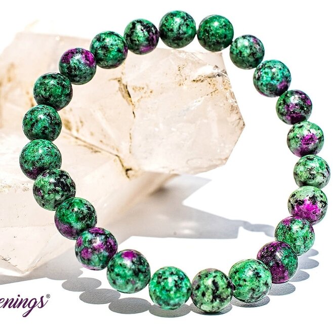 Bracelet, Ruby Zoisite 6MM