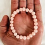 Peach Morganite Bracelet 6MM