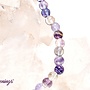 Rainbow  Fluorite Bracelet  4mm