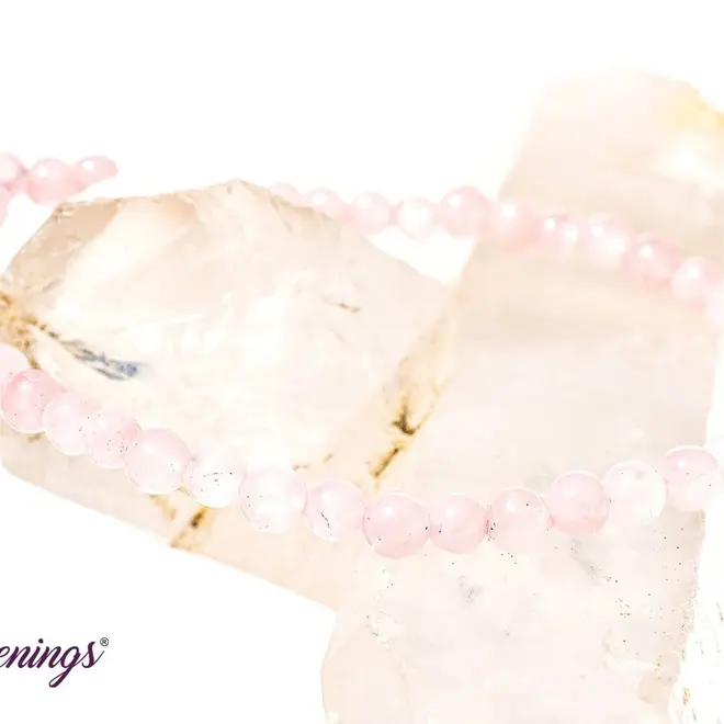 Bracelet / Rose Quartz 4mm