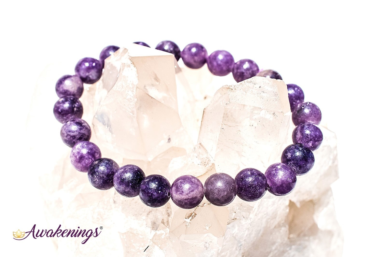 Lepidolite Bracelets for expanded vision and peacefully navigating anxiety