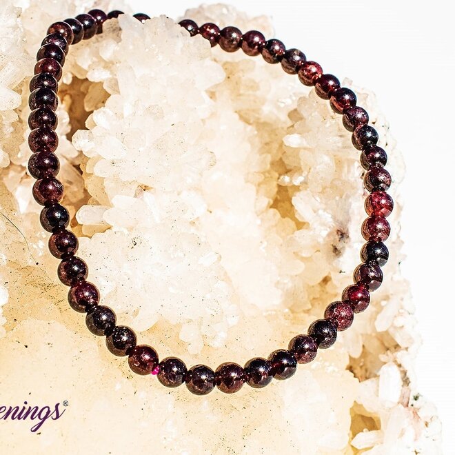 Garnet  4MM Bracelet