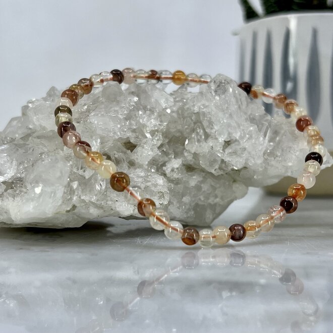 Fire Quartz 4MM Bracelet