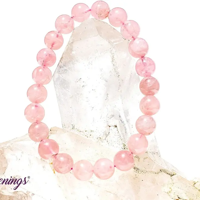 Rose Quartz 8mm Bracelet E