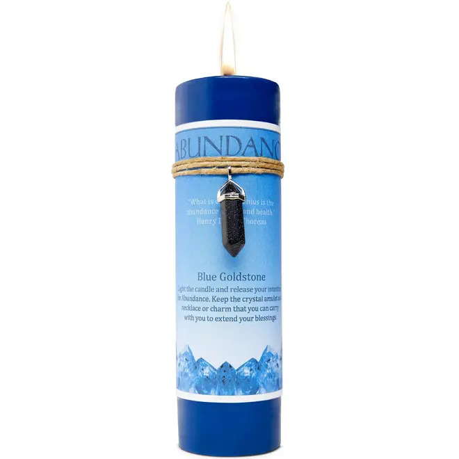 Abundance Crystal Energy Candle