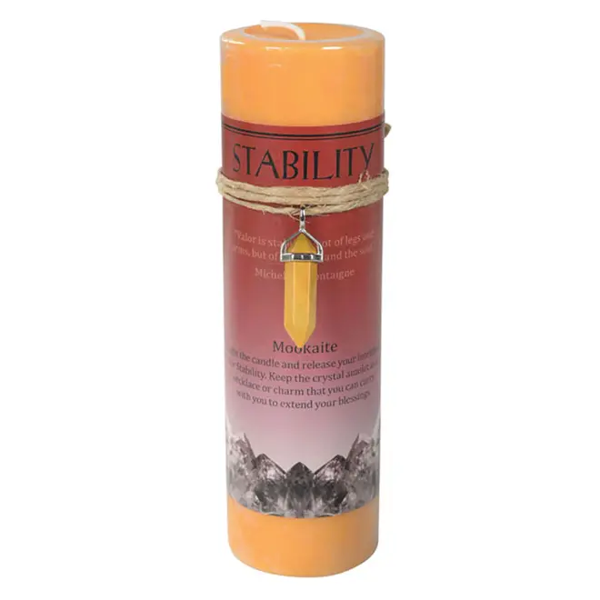 STABILITY  Crystal Energy Candle
