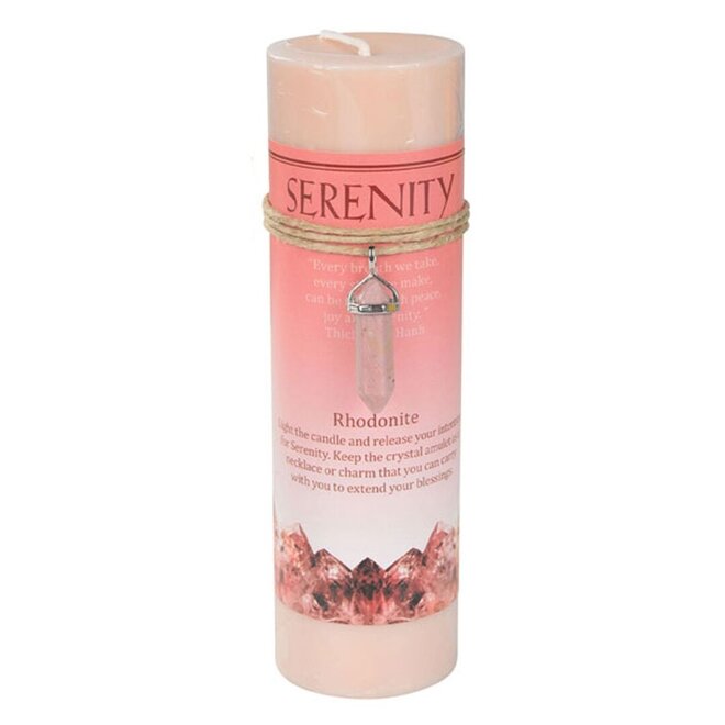 Serenity  Crystal Energy Candle