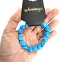 Turquoise/Dyed Howlite Nugget Bracelet