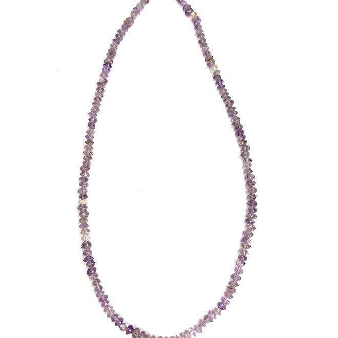 Amethyst Seed Bead Necklace