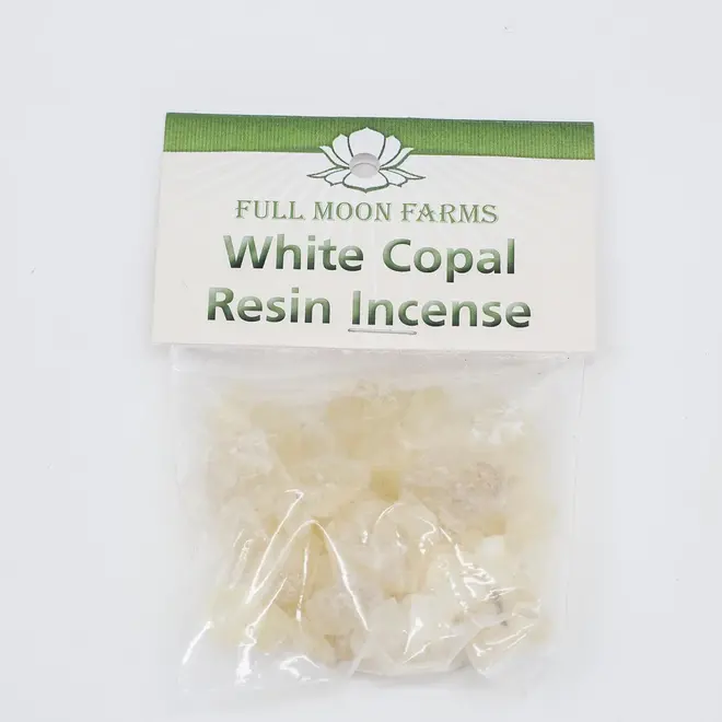 White Copal Resin Incense - 1oz - Full Moon Farms