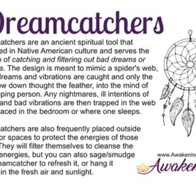 Crescent Moon Dreamcatcher Small