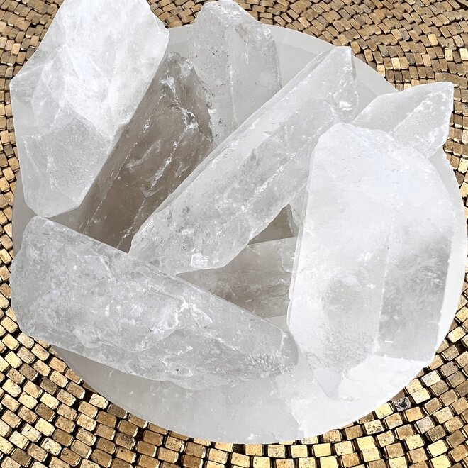 Clear Quartz Crystal Point - Medium