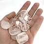 Clear Quartz Tumbled - button