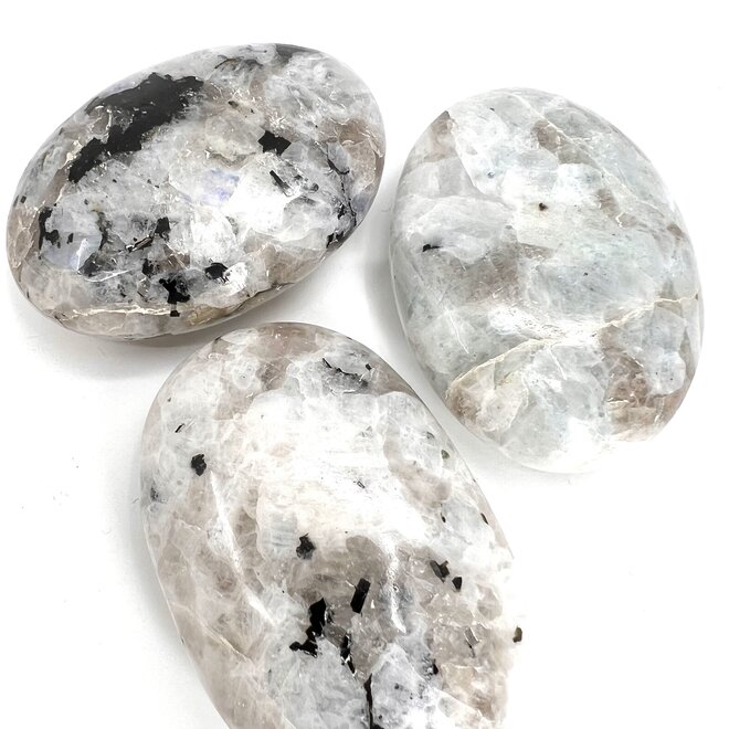Rainbow Moonstone Palm Stone