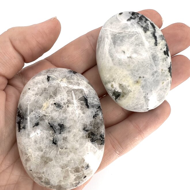 Rainbow Moonstone Palm Stone