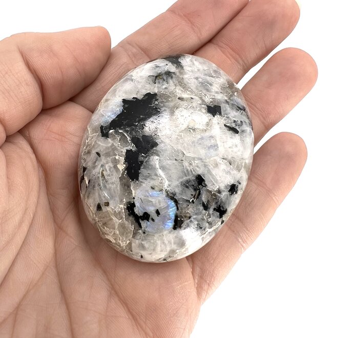 Rainbow Moonstone Palm Stone