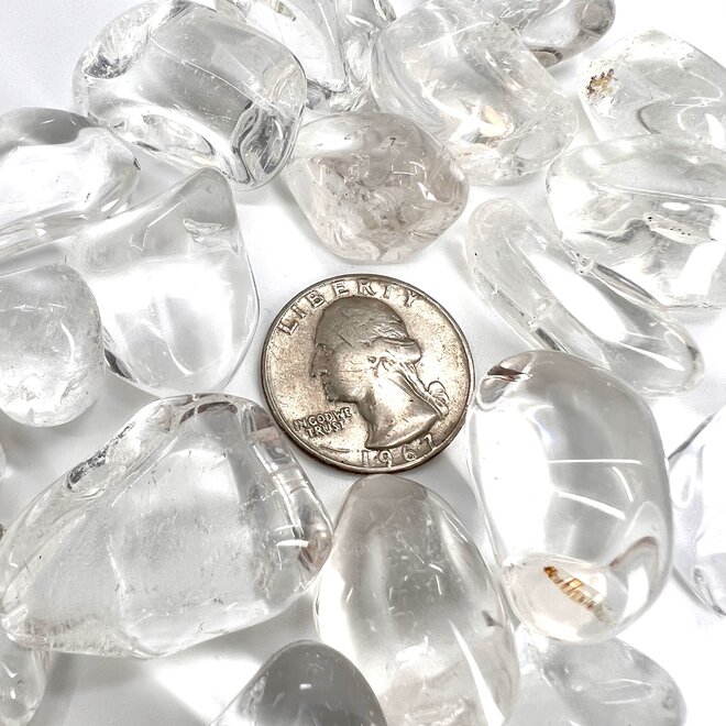 AA Clear Quartz Tumble