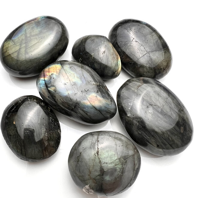 Labradorite Palm Stone Small