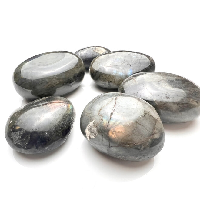 Labradorite Palm Stone Small