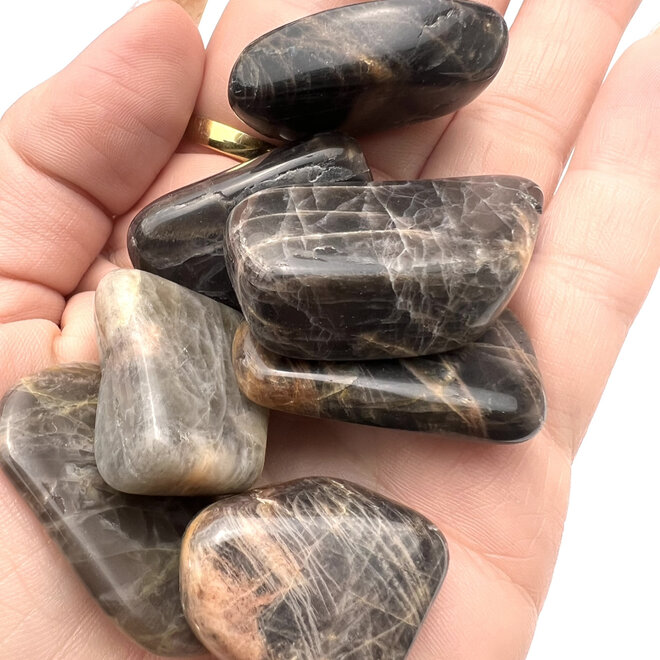 Black Moonstone Tumble