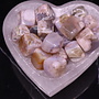 Flower Agate/Cherry Blossom Cubes