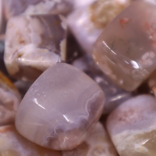 Flower Agate/Cherry Blossom Cubes