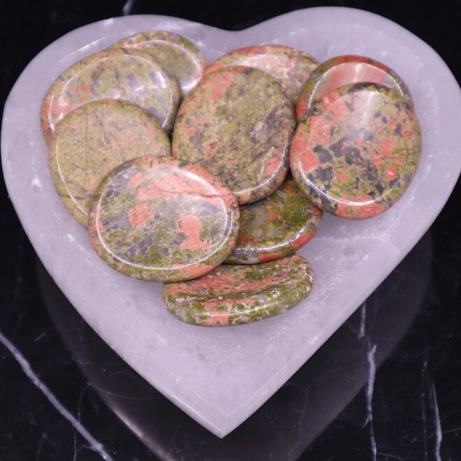 Unakite Worry Stone