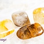 Golden Healer Quartz  (Yellow Hematoid)  Tumbled