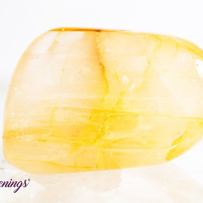 Golden Healer Quartz  (Yellow Hematoid)  Tumbled