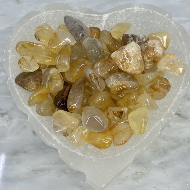 Golden Healer Quartz (Yellow  Hematoid) Small Tumble