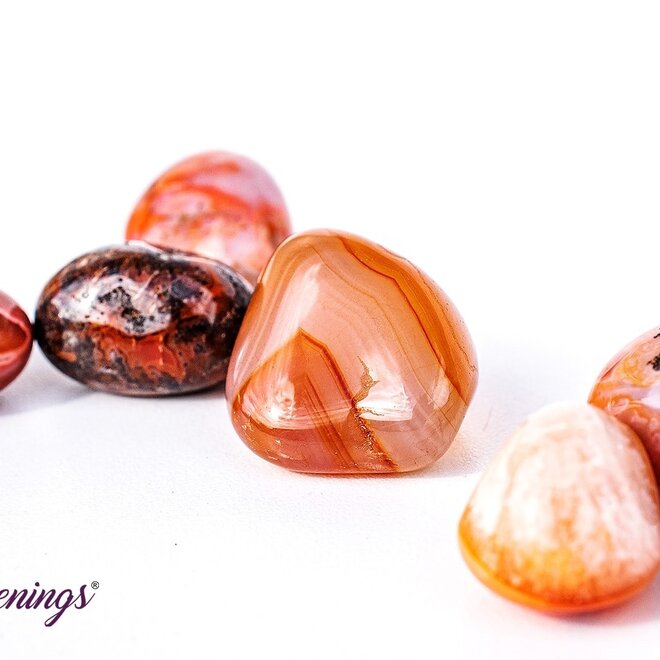 Carnelian Banded Tumbled